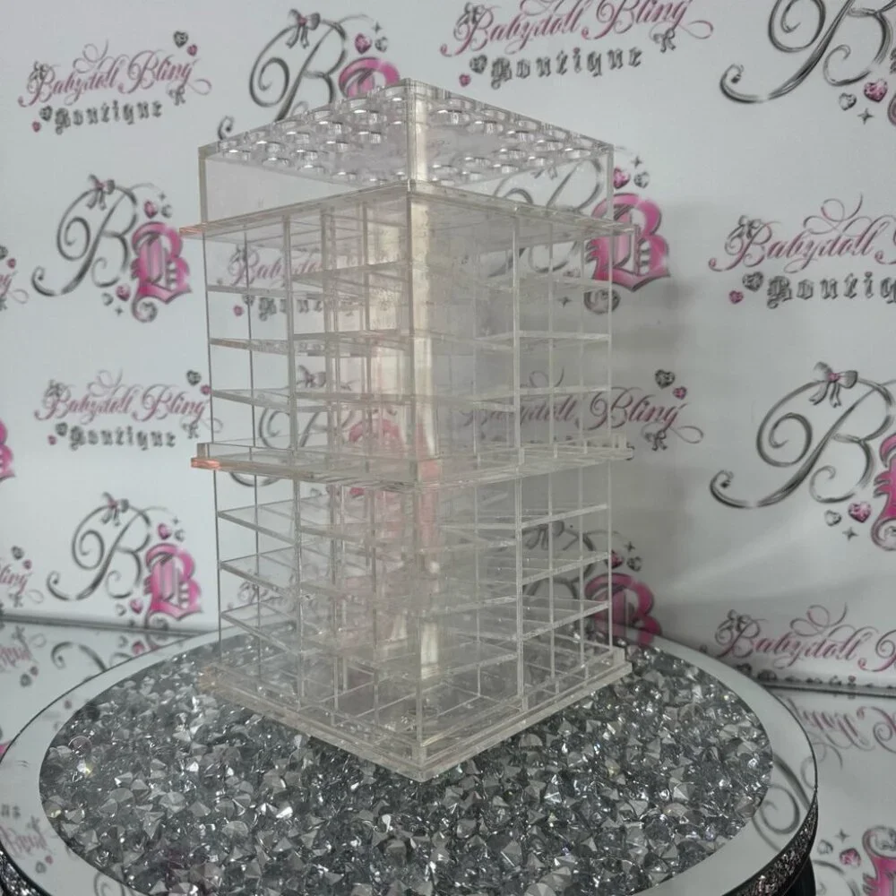Impressions vanity Makeup Organizer holder lipstick lipgloss Clear Acrylic